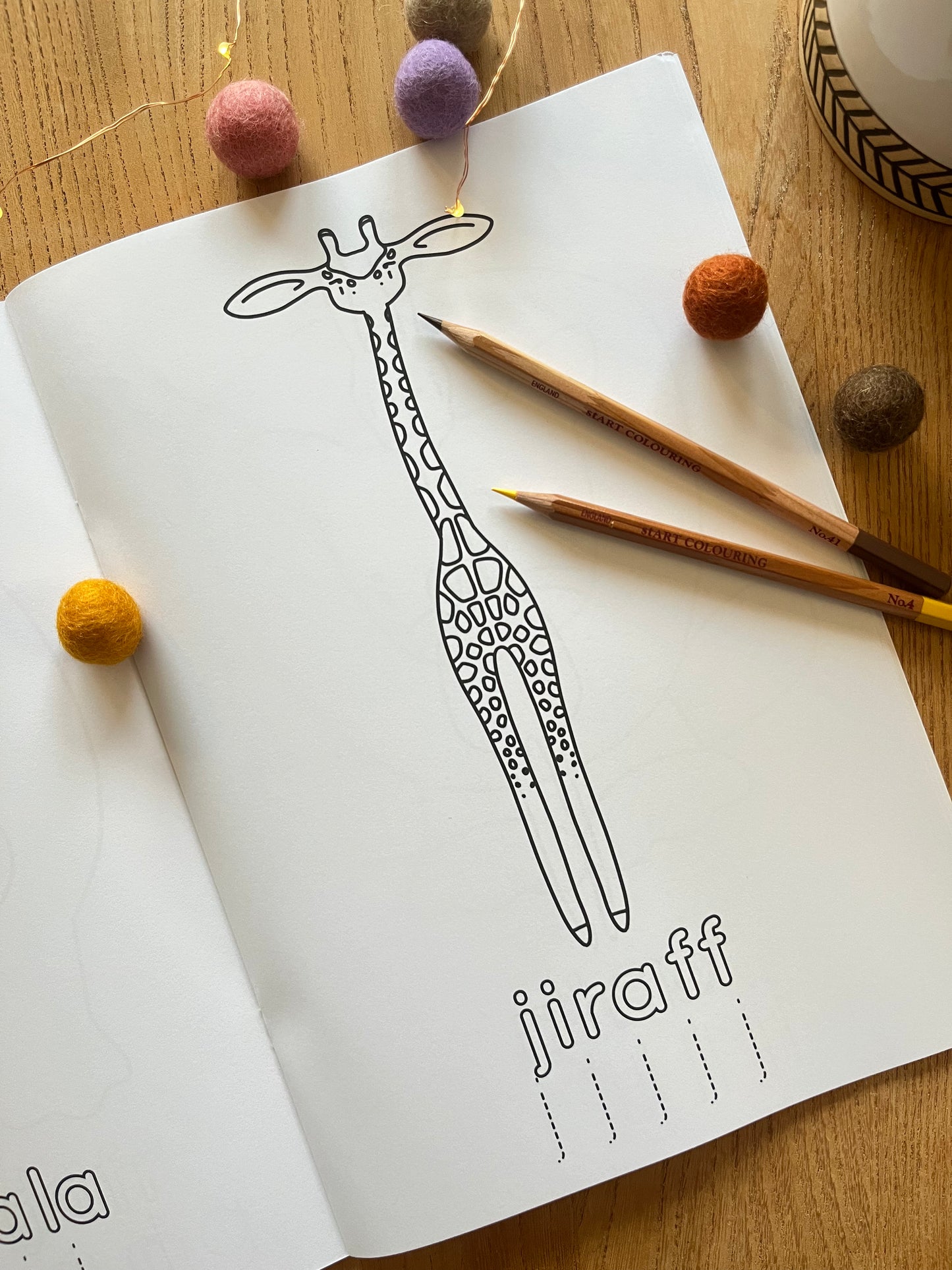 llyfr lliwio yr wyddor gymraeg welsh alphabet colouring book